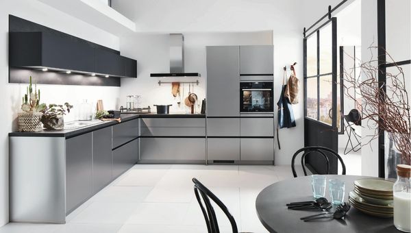L Shape Modular Kitchen